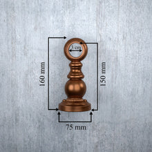 Load image into Gallery viewer, Industrial foot rail bronze home bar foot rail