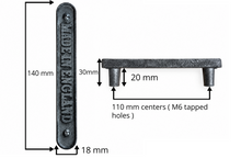 Load image into Gallery viewer, Rustic Cabinet Handle – Made in England Design, 110mm Centres