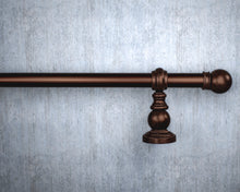 Load image into Gallery viewer, Industrial foot rail bronze home bar foot rail