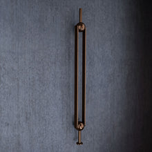 Load image into Gallery viewer, Aged Bronze Stair Spindle Vintage Wrought Iron Railing Panel Handrail Balusters