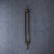 Load image into Gallery viewer, Aged Bronze Stair Spindle Vintage Wrought Iron Railing Panel Handrail Balusters