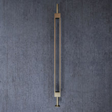Load image into Gallery viewer, Brass Stair Spindle Gold Art Deco Wrought Iron Railing Panel Handrail Balusters