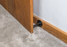 Load image into Gallery viewer, Metal door stop | Door stopper | Cast iron | Protection |  Industrial style with rubber end | Matt black finish