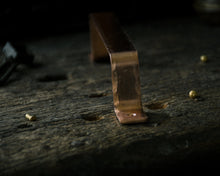 Load image into Gallery viewer, Copper Door Handle Drawer Pulls Cabinet Handles Barn Hardware Industrial Kitchen Decor Vintage Steampunk Cupboard Handmade Retro Urban