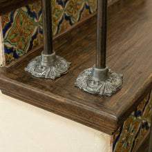 Load image into Gallery viewer, Floral Stair Spindles | Hidden "Pin Fix" Tread Mount | Hand Forged 14mm Iron | French Baroque Stair Railing | Seamless Baluster