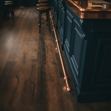 Load image into Gallery viewer, Industrial style foot rail copper