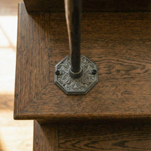 Load image into Gallery viewer, Gothic Ornate Iron Spindles | Hand Forged Hammered Steel | Victorian Gothic Stair Railing |Tread Mount Balusters | Period Decor