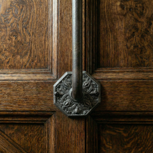 Load image into Gallery viewer, Gothic Ornate Iron Spindles | Hand Forged Hammered Steel | Victorian Gothic Stair Railing | Side Mount Face Fix Balusters | Period Decor