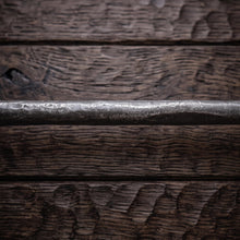 Load image into Gallery viewer, Ornate Square Stair Rods with Hammered Bar, decorative bracket and bar detail