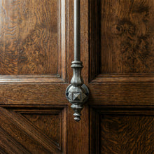 Load image into Gallery viewer, Victorian Style Iron Spindles | Natural metal Side Mount Balusters | 1100mm Tall Face Fix Railing | Classic Edwardian Stair Decor