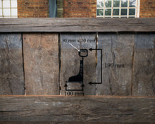 Load image into Gallery viewer, Industrial Foot Rail Black Wrought Iron Home Bar Foot Rail Kitchen Island Foot Rest Custom Foot Railing Metal Steel Cast Iron Bar Décor