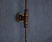 Load image into Gallery viewer, Bronze Shower Curtain Rod | Ceiling Mounted