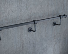 Load image into Gallery viewer, Black Wrought iron Stair handrail banister