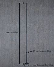 Load image into Gallery viewer, Black stair spindles railing Balusters Wrought Iron