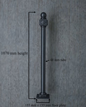 Load image into Gallery viewer, Black forged Wrought Iron Balustrades Handrail