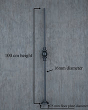Load image into Gallery viewer, Ornate Wrought Iron stair spindle railing handrail Balusters