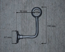 Load image into Gallery viewer, Black pipe Stair handrail banister