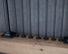 Load image into Gallery viewer, Black Wrought Iron vintage Balustrades Handrail