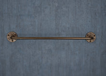 Load image into Gallery viewer, Industrial Bronze towel rail