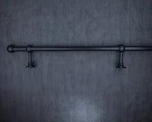 Load image into Gallery viewer, Industrial foot rail Black Heavy duty