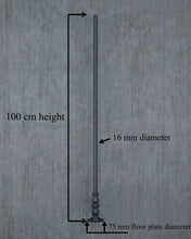 Load image into Gallery viewer, Vintage Wrought Iron stair spindle railing handrail Balusters