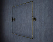Load image into Gallery viewer, Brass Shower Curtain Rod | Ceiling Mounted