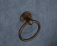 Load image into Gallery viewer, Bronze Towel ring towel rail holder