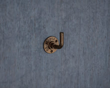 Load image into Gallery viewer, Industrial Bronze hook wall mounted