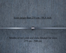 Load image into Gallery viewer, Wrought iron curtain rail wrought iron wall mounted