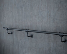 Load image into Gallery viewer, Black pipe Stair handrail banister