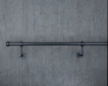 Load image into Gallery viewer, Black pipe Stair handrail banister