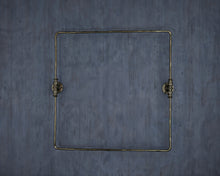 Load image into Gallery viewer, Brass Shower Curtain Rod | Ceiling Mounted