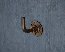 Load image into Gallery viewer, Industrial Bronze hook wall mounted