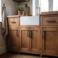 Load image into Gallery viewer, Vine Cabinet Handle – Black Oxide & Gilt Wax, 110mm Centres