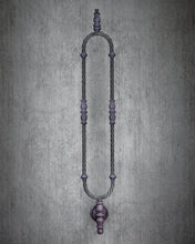 Load image into Gallery viewer, Wrought Iron stair spindle railing panel vintage pewter