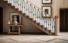 Load image into Gallery viewer, Wrought Iron stair spindle Black railing panel