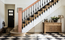 Load image into Gallery viewer, Wrought Iron stair spindle railing vintage black