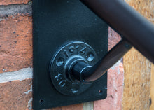 Load image into Gallery viewer, Black Wrought Iron Handrail | outside