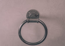 Load image into Gallery viewer, Towel ring, towel rail industrial copper finish.