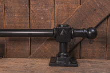 Load image into Gallery viewer, Bar foot rail cast iron Black heavy duty