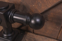 Load image into Gallery viewer, Bar foot rail cast iron Black heavy duty