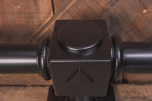 Load image into Gallery viewer, Bar foot rail cast iron Black heavy duty