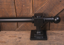 Load image into Gallery viewer, Bar foot rail cast iron Black heavy duty