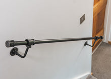 Load image into Gallery viewer, Black pipe Stair handrail banister