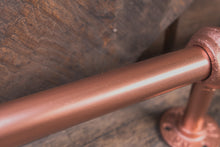 Load image into Gallery viewer, Industrial style foot rail copper