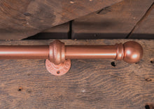 Load image into Gallery viewer, Industrial style foot rail copper