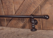 Load image into Gallery viewer, Industrial style bar foot rail Black