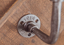 Load image into Gallery viewer, Industrial style wrought iron bracket for handrails & shelfs