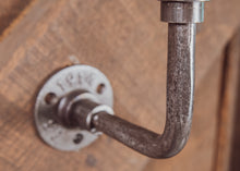 Load image into Gallery viewer, Industrial style wrought iron bracket for handrails & shelfs