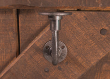 Load image into Gallery viewer, Industrial style wrought iron bracket for handrails & shelfs